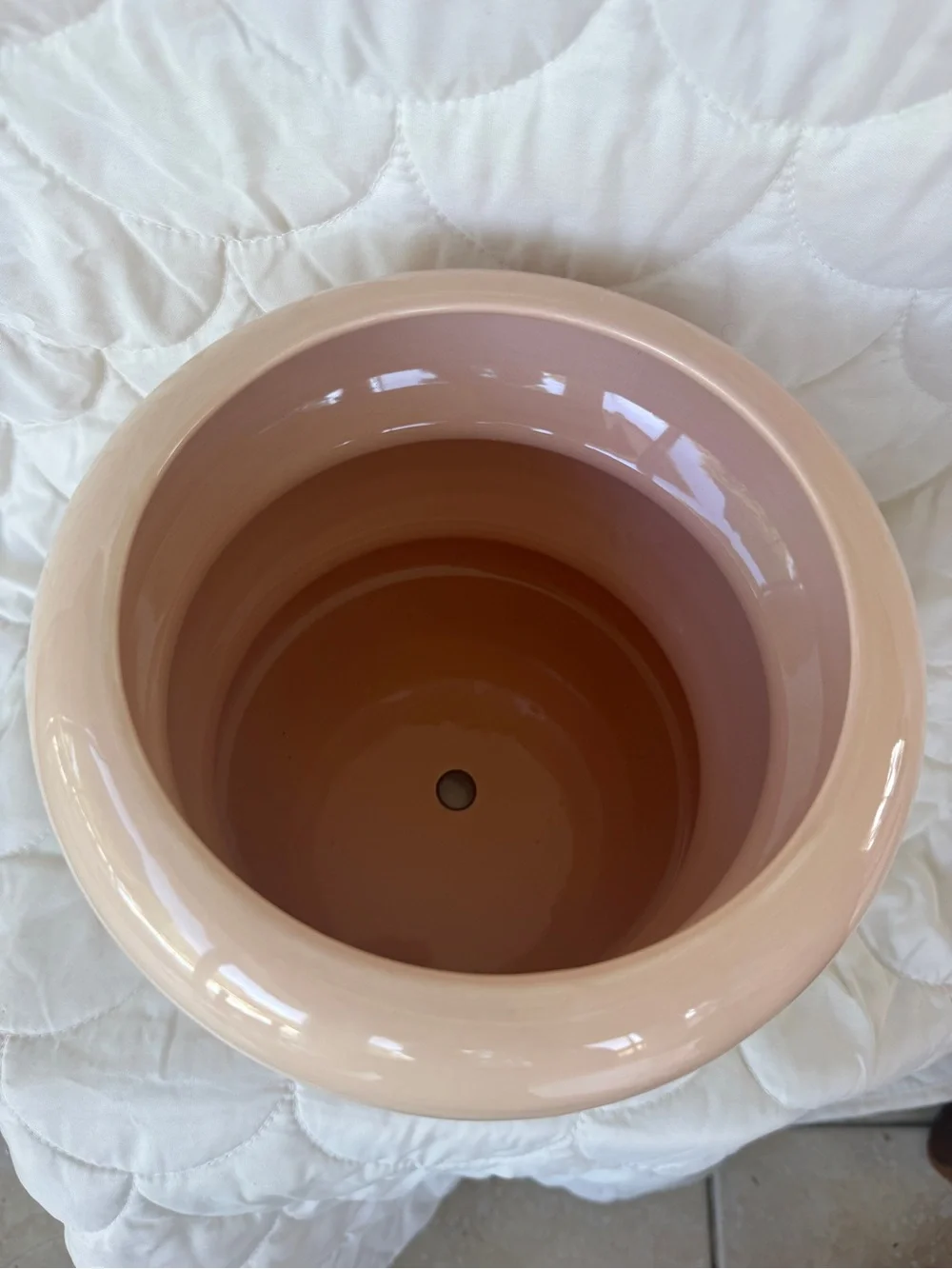 Blush Ceramic Stacked Accent Vase - Home Accents